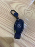奔驰c200l钥匙包A180壳GLA200扣GLC260金属GLK300 S级CLA老款车钥匙套 C款【黑色】+钥匙扣 实拍图