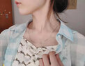 老银匠银项链无吊坠s925银项链女素链简约裸链简约女士百搭时尚银锁骨链 925银蛇骨链40+5cm延长链/含证书 实拍图