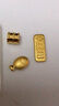 周六福珠宝赏金玩咖足金黄金投资金生日礼物约2g金条 实拍图