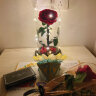 JoyFlower永生花玻璃罩礼盒玫瑰花母亲节520情人节生日礼物纪念日送女朋友 情有独钟 实拍图