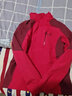探拓（TECTOP）三合一两件套户外服 加厚防寒保暖女外套抓绒内胆  中国红 XL 实拍图