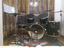 梵巢 西洋打击乐器  入门 初学 考级 架子鼓  5鼓2镲 成人 乐队 酒吧 演奏型 爵士鼓 成年架子鼓 黑色（5鼓2镲） 实拍图