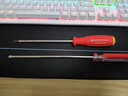伊莱科（ELECALL）带磁彩条螺丝批一字十字家用螺丝刀微型迷你维修工具拆机多功能  6*200mm(十字)单支装 实拍图