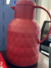 乐唯诗（NERVISHI） 保温壶家用办公室保温瓶热水瓶车载水壶暖水壶玻璃内胆开水瓶 中国红1L 实拍图