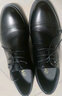 金利来皮鞋男士三接头新款商务正装真皮婚鞋软底韩版男小皮鞋 黑色(气垫款） 40 比正常码大一码 实拍图