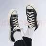 匡威（Converse）1970s三星标男鞋女鞋经典低帮情侣帆布鞋运动休闲板鞋学生鞋 162058C 经典低帮黑 42 /8.5 实拍图