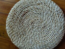 隆庆楼 蒲团坐垫 玉米皮编织垫子跪坐墩打坐圆形透气椅垫屁股垫 【40*40*6cm】 实拍图