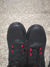 特步运动鞋新款男士潮流透气缓震气垫鞋厚底耐磨休闲跑步鞋健身旅游鞋 黑红 42 实拍图