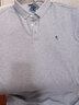 与狼共舞【凉感透气】短袖POLO衫男士纯棉简约翻领夏季商务通勤轻休闲T恤 401-004花灰 L 175/92A 实拍图