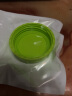 皇嗣适用于贝亲奶瓶盖配件 宽口径皇嗣中间环奶嘴盖密封储物盖 储奶瓶盖（绿色） 实拍图