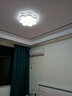 灵翔之光卧室灯吸顶灯无极遥控led灯具温馨简约现代薄家用房间灯2025新款 花朵 直径50cm  36w无极 实拍图
