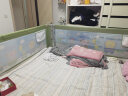 M-Castle慕卡索德国床围栏婴儿童床上防摔床护栏宝宝床边防掉床挡板 冰绿色2.2米/单面装 实拍图