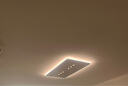 薄度创意led吸顶灯长方形无主灯客厅灯简约现代卧室灯超薄餐厅书房灯 110*60CM-三色调光-射灯无分控 实拍图