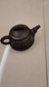 瓷牌茗茶具 紫砂壶功夫茶具原矿紫泥家用普洱红茶泡茶壶带过滤孔品茗壶 紫砂《万福-竹节》茶壶210ml 实拍图
