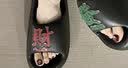 IQGD凉拖鞋男地板拖鞋女情侣室内外居家浴室E36FC 黑色 38-39  实拍图
