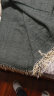 喜屋（SHERWOOD）羊毛毯 可机洗澳洲进口丝光羊毛 四季空调毯办公室沙发午睡毯 绿色 130*160cm(约1.6斤） 实拍图