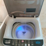 日普（RIPU）全自动波轮洗衣机 家用小型宿舍租房智能洗脱一体 带风干 蓝光洁衣功能 6.5KG【租房优选】宝石灰 实拍图