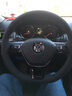 奥迈尔 适用于大众探岳方向盘套真皮手缝途观L凌渡速腾朗逸途岳途昂探歌途锐帕萨特迈腾高尔夫R-Line 纯黑色翻毛+红色线 实拍图