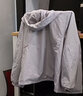 啄木鸟 夹克男外套春秋季男士冬季新款商务中青年连帽冲锋上衣男装 2186浅灰色(常规款) 4XL (166斤-175斤) 实拍图
