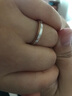 周生生18K黄金及Pt950铂金PROMESSA小皇冠情侣钻石戒指男女85441R定价 11圈 实拍图