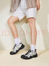 骆驼（CAMEL）溯溪鞋男撞色拼接绑带户外鞋 L24S076620M 米白/黑/银(男款) 39 实拍图