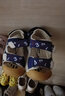 史努比（SNOOPY）童鞋夏季新款男童凉鞋包头防踢运动女童凉鞋儿童沙滩鞋 725米白 22 码内长约140mm 实拍图