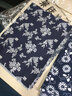 富羽莱（fuyulai）乌镇蓝印花布 加厚纯棉青花面料 中国风布料仿蜡染民族桌布窗帘 薄款-雏菊（半米价） 实拍图
