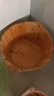 朴易木桶木质木柏木木桶实木家用加高按摩按摩高深加厚木盆 大号低款香柏木（26高） 实拍图