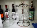 格娜斯 红酒杯套装家用醒酒器红酒高脚杯欧式杯架葡萄酒杯酒具高档轻奢 浪漫款水晶红酒杯6只+竖琴醒酒器 实拍图