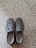鸿兴祥老北京布鞋男鞋春秋透气休闲鞋防滑牛筋底爸爸鞋一脚蹬驾车鞋 8876男灰单 42 实拍图