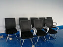 创戈 会议桌椅组合长桌简约现代办公桌员工培训桌洽谈桌办公家具 2.4米*1.2米（含8椅） 实拍图