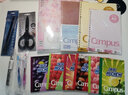 国誉(KOKUYO)B5彩色活页纸Campus活页本替芯笔记本子活页纸内页  5mm方格 30张黄色1本 WCN-CLL1314Y 实拍图