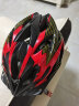 奥塞奇 osagie ot8儿童自行车头盔一体成型骑行头盔儿童透气男女安全帽子可调节公路自行车头盔单车装备黑红 实拍图