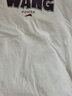 真维斯（Jeanswest）短袖t恤男女同款夏季青少年学生ins风简约纯棉半袖T恤衫宽松上衣 白色(权利) 2XL 体重【130-150斤左右】 实拍图