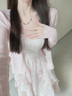 艾珠儿（Aizhuer）新款连衣裙2025夏季法式初恋气质温柔风吊带仙女甜美套装裙子夏天 粉色开衫+吊带裙 M 实拍图