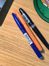派通（Pentel）彩色软毛笔秀丽笔 弹性笔尖水性笔Touch手帐书信贺卡用 SES15C蓝色/单支装 实拍图