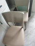 全友家居 餐椅现代简约风餐厅椅欧式家用吃饭椅子实木框架软包座椅 实拍图
