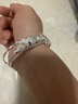 柯芙尼 S999足银三生三世手镯女多层镯子圣诞节礼物送女生女友老婆 圈口62MM(甄选礼盒)-情人节礼物 实拍图