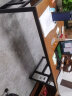 永诺 办公桌椅组合 老板桌经理桌现代简约书桌大班台大板桌办公室家具 黑架+金橡木色（单桌） 升级板材 1.8米*0.8米 实拍图
