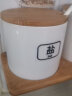 COOWELL 调味罐调料罐厨房用品陶瓷调料盒套装创意陶瓷罐盐罐子中式带盖 两件套（送勺子） 陶瓷罐 实拍图