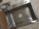 柯邦洗菜盆单槽套装手工水槽单槽 304不锈钢厨房洗碗槽洗碗池单盆 58*43  B套餐 实拍图