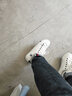 回力男鞋春季男低帮帆布鞋经典休闲鞋经典时尚学生情侣款休闲板鞋女 白色HL709T 41 实拍图