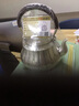 莉翠行（LICUIHANG） 银壶999足银日式手工烧水壶雪花银茶壶实用银壶煮水壶银茶具茶壶 繁花 约918克+【国检证书 礼盒】 实拍图