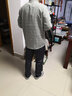 罗蒙（ROMON）格纹休闲衬衫男长袖秋季修身商务免烫格子长袖衬衣男士中青年 8133咖啡 薄款 L /170/推荐120-135斤 实拍图
