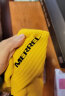 迈乐（Merrell）纯色户外运动透气舒适长筒保暖长袜 黄色 M 实拍图