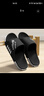绚初拖鞋男大码外穿潮流夏季家用防滑拖鞋情侣居家浴室厚底凉拖鞋女 升级版动感 黑色 46-47 (适合45-46码穿) 实拍图
