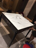 申路全自动麻将机餐桌两用带椅子小户型一体麻将桌简约轻奢风低音机麻 清风华丽-长单桌（玻钢石桌面） 实拍图