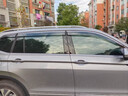 御山河大众途观L途昂车窗雨眉揽境途岳探岳x探歌途安高尔夫挡雨板晴雨挡 17-24款途观L【4片套装】 3D不锈钢亮条晴雨挡【十年质保】 实拍图