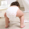 艾娜骑士 婴儿尿布裤尿布兜带扣尿裤新生儿布尿裤5条透气可清洗 白色5条装（不含尿布） 建议体重范围5-12Kg 实拍图