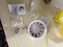 blauberg 进口低静音管道风机圆形卫生间静音换气扇大风量排气扇抽油烟机 Ducto-U 125（5寸，开孔130mm） 实拍图